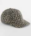BB110 B110 Beechfield Leopard Print 6 Panel Cap Vintage Leopard Print colour image